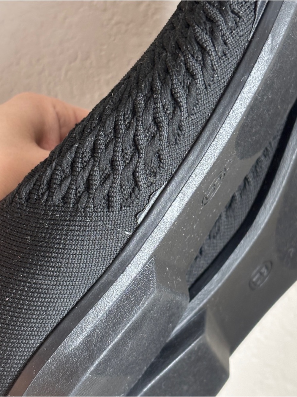 NWOT Bzees for LifeStride Khloe Black Knit Slip-On Ballet Flats women’s 9,5M - Picture 7 of 8